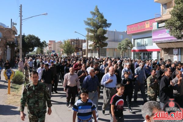 مراسم تشییع و تدفین شهید محمد علی محمد صادقی در رفسنجان