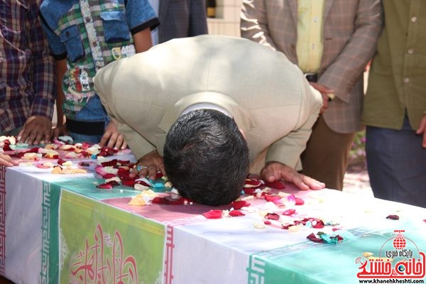 لحظات ناب استقبال از شهید محمد علی محمد صادقی در رفسنجان فرمانداری شهرستان رفسنجان