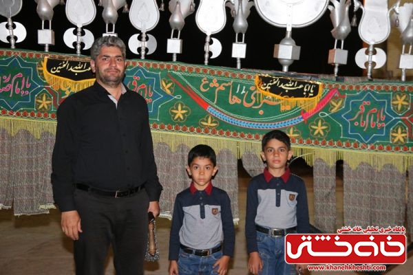 عزاداری شب عاشورا در مسجد جامع روستای حمید آباد رفسنجان