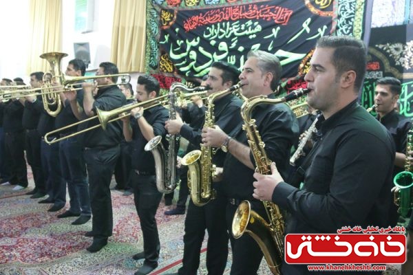 عزاداری شب عاشورا در مسجد جامع روستای حمید آباد رفسنجان