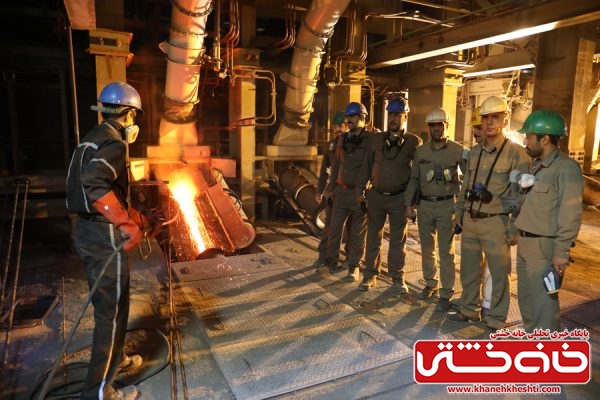 راهاندازی کوره فلش کارخانه ذوب مس سرچشمه