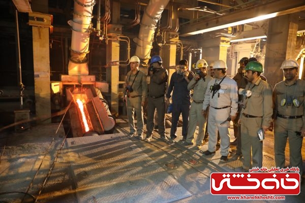 راهاندازی کوره فلش کارخانه ذوب مس سرچشمه