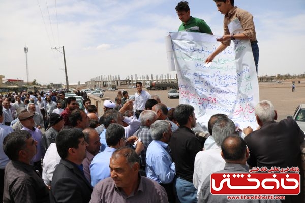 امضا طومار توسط مردم انقلابی رفسنجان و درخواست برای خارج شدن  ایران از برجام