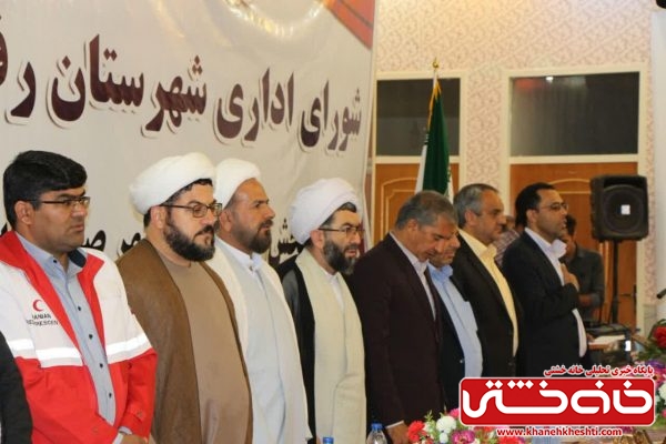 جلسه شورای اداری شهرستان رفسنجان در بخش فردوس شهر صفائیه 