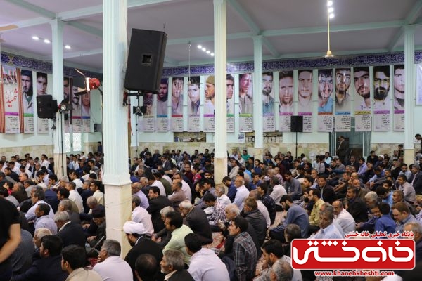 بیست و چهارمین یادواره سرداران شهید و شهید گمنام روستای لاهیجان رفسنجان در مسجد جامع این روستا