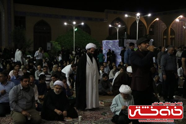 شب نوزدهم ماه مبارک رمضان سال 97 در مسجد جامع شهرستان رفسنجان