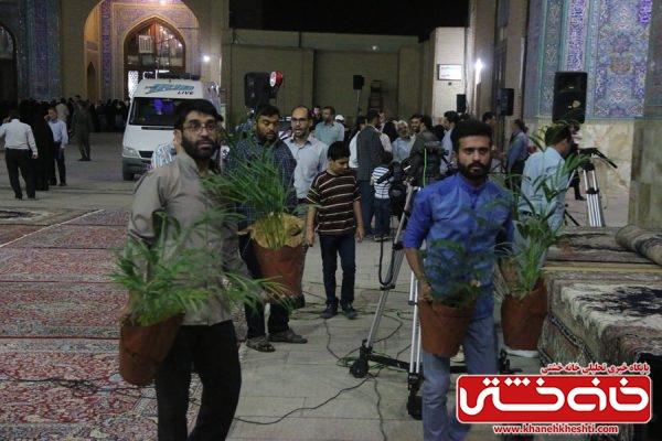 مراسم وداع با ماه مبارک رمضان در مسجد جامع رفسنجان