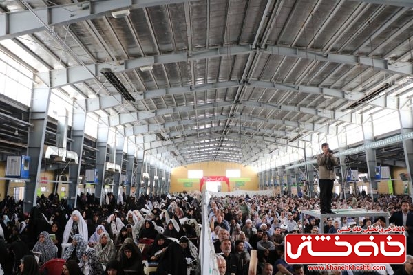 شرکت مردم روزه‌دار و همیشه در صحنه رفسنجان در مراسم راهپیمایی روز جهانی قدس و نماز شکوهمند جمعه 