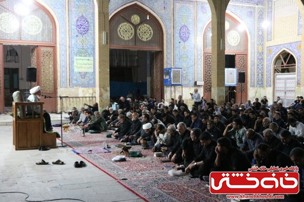 ندای «الغوث» مردم رفسنجان در دومین شب از لیالی قدر در مسجد جامع