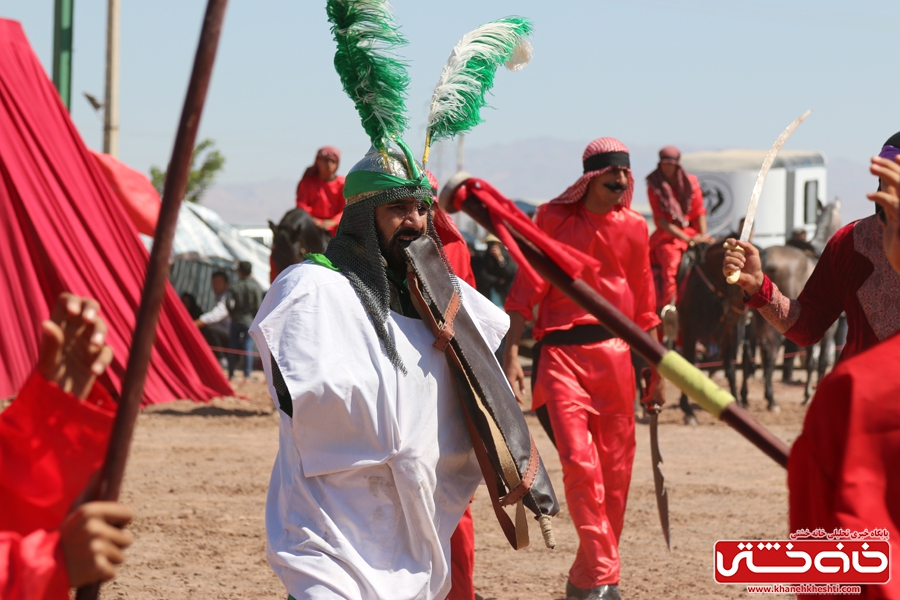 مراسم تعزیه خوانی واقعه کربلا در روستای ناصریه رفسنجان به همت  هیئت سقای دشت کربلا رفسنجان