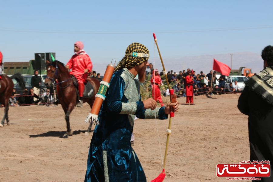 مراسم تعزیه خوانی واقعه کربلا در روستای ناصریه رفسنجان به همت  هیئت سقای دشت کربلا