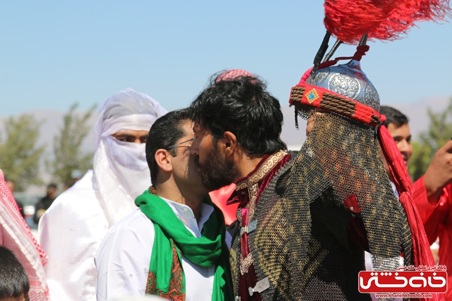 مراسم تعزیه خوانی واقعه کربلا در روستای ناصریه رفسنجان به همت  هیئت سقای دشت کربلا رفسنجان