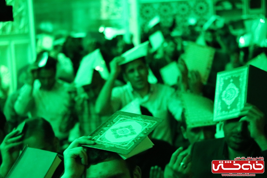 آیین‌های معنوی احیای شب نوزدهم ماه مبارک رمضان به عنوان اولین شب از لیالی پرفیض قدر، در مسجد الزهرا (س) رفسنجان