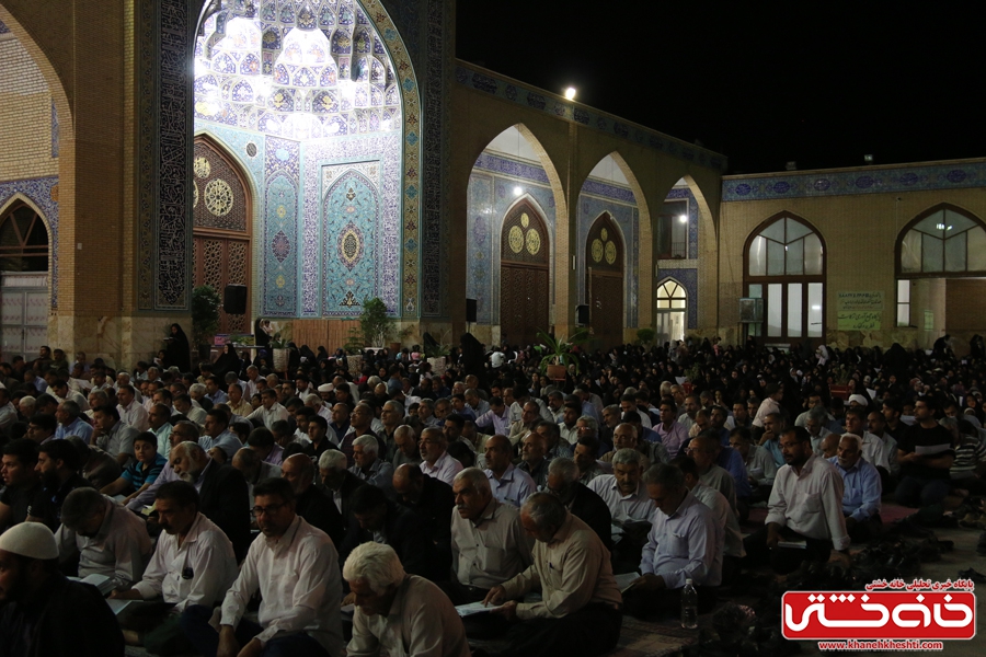 مراسم وداع با ماه مبارک رمضان در مسجد جامع رفسنجان