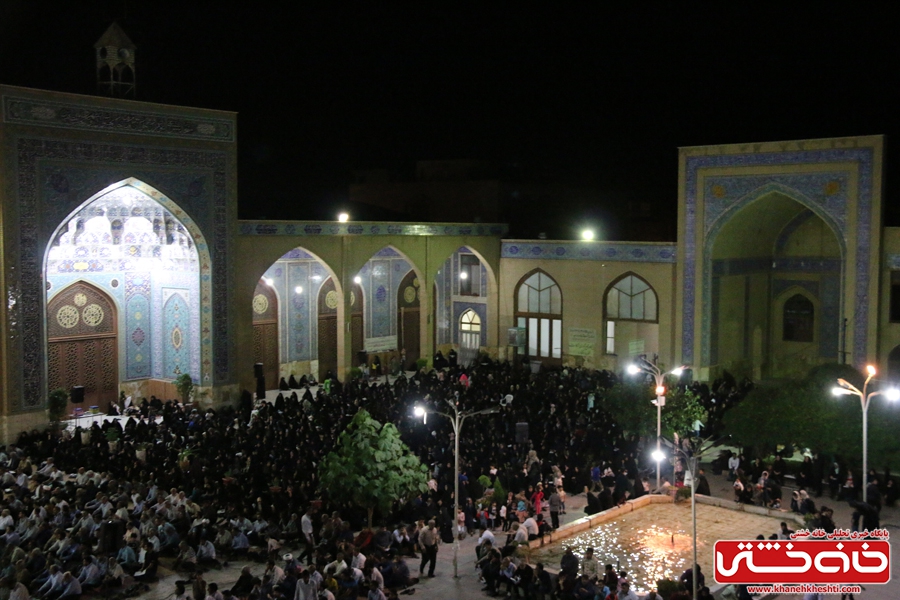 مراسم وداع با ماه مبارک رمضان در مسجد جامع رفسنجان