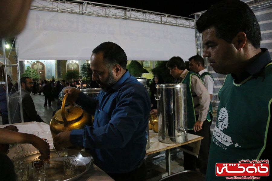 مراسم وداع با ماه مبارک رمضان در مسجد جامع رفسنجان