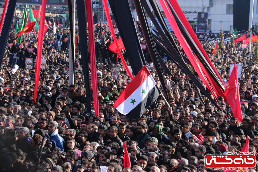 مراسم تشییع سردار شهید سپهبد حاج قاسم سلیمانی با حضور میلیونی مردم عزادار در شهر کرمان