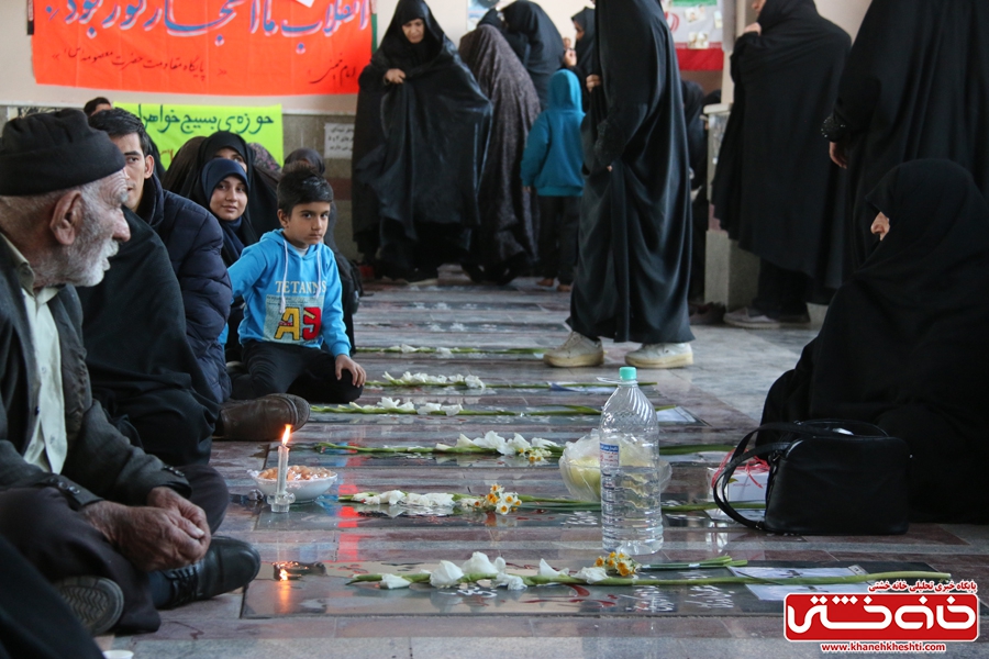 مراسم چهلمین روز شهادت سپهبد حاج قاسم سلیمانی در گلزار شهدای رفسنجان