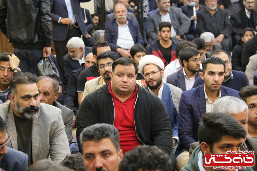 منصور پورمیرزایی نایب قهرمان جهان مراسم افتتاحیه شبستان اصلی مسجد الزهرا (س) رفسنجان و جشن میلاد حضرت فاطمه(س)