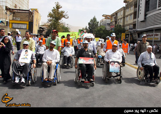 گزارش تصویری ۵ راهپیمایی روز جهانی قدس در شیراز