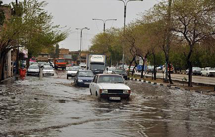 احتمال آبگرفتگی معابر و کاهش دما از روز شنبه ۹۲/۱/۱۷ در رفسنجان