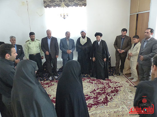 نایب رئیس مجلس شورای اسلامی با خانواده امام جمعه فقید کوهبنان دیدار کرد + عکس