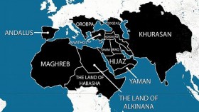 سه تیکه شدن ایران در نقشه داعش/ عکس