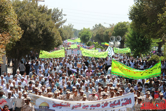 مراسم راهپیمایی روز جهانی قدس در رفسنجان آغاز شد