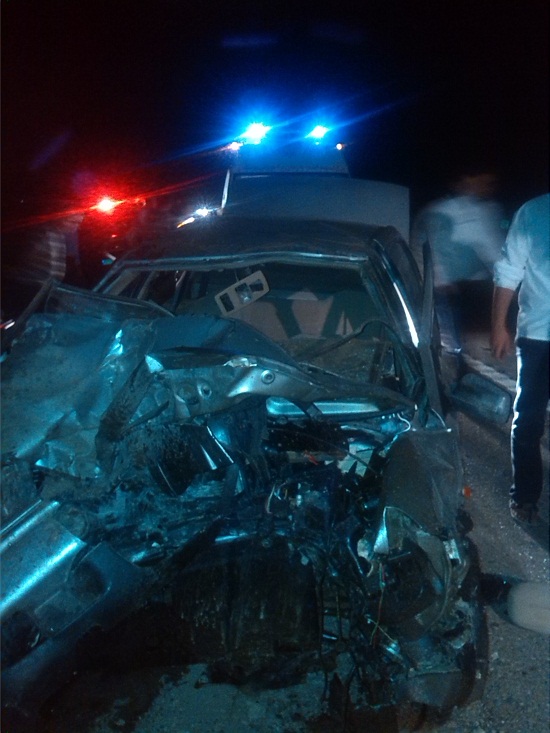 کشته و مجروح شدن ۱۱ سرنشین افغان خودروی سمند در حوالی رفسنجان + عکس
