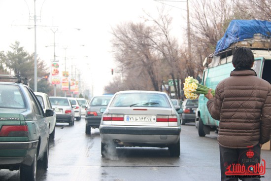 تصاویر / رفسنجان دی ماه را با باران آغاز کرد