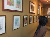 افتتاح چهار نمایشگاه نقاشی و زیورآلات دست ساز در رفسنجان