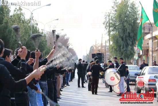 دوربین خانه خشتی در عزاداری روز شهادت ثامن الحجج(ع) در رفسنجان