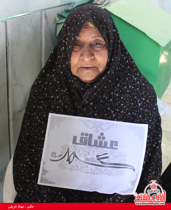 مادر شهید مدافع حرم به کمپین محمد(ص) پیوست