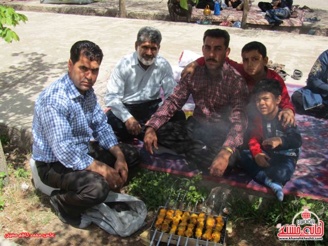 دوربین خانه خشتی در روز طبیعت در رفسنجان