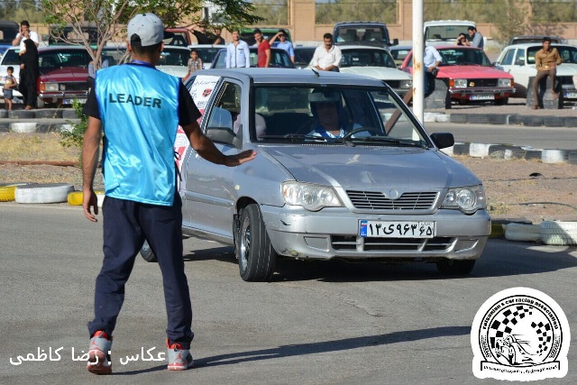 مسابقه اتومبیلرانی اسلالوم قهرمانی در رفسنجان برگزار شد