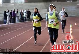 مسابقات همگانی دوومیدانی بانوان در رفسنجان برگزار شد