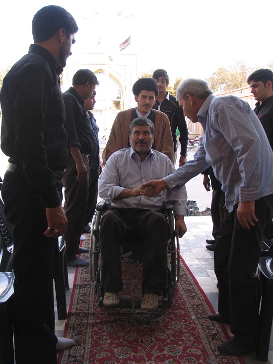 مراسم چهلمین روز خاکسپاری شهید علیرضا رحمانی برگزار شد / عکس