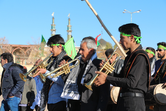 گزارشی تصویری از مراسم ویژه روز اربعین در روستای دره در رفسنجان