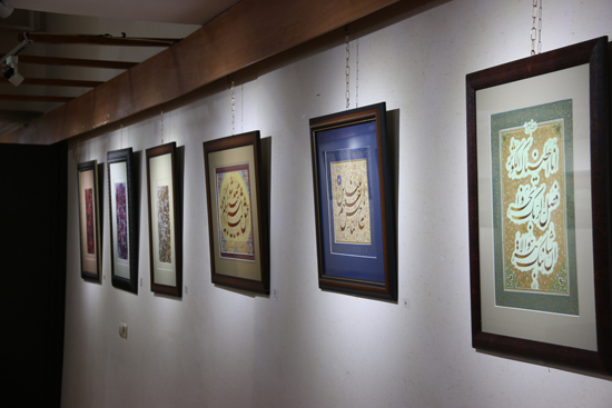گزارش تصویری نمایشگاه آثار خوشنویسان ایران در رفسنجان