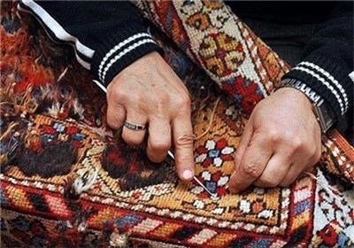آموزش گلیم شیرکی پیچ در رفسنجان آغاز شد