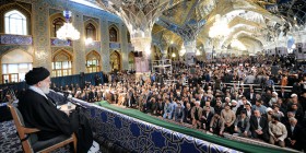 بیانات مهم رهبر معظم انقلاب اسلامی در اجتماع زائران و مجاوران حرم رضوی