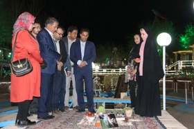 بازدید نماینده منتخب مردم رفسنجان و انار از جشنواره"چیدمان سفره هفت سین"