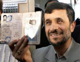 شرکت احمدی نژاد در انتخابات