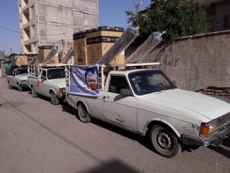 مانور خیابانی اهداء جهیزیه به نوعروسان در رفسنجان برگزار شد / تصاویر