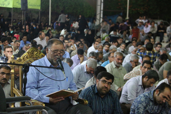 مداحی علی مدد در مراسم وداع با ماه مبارک رمضان در مسجد جامع رفسنجان