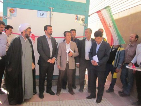 افتتاح پروژه برق مسکن مهر با اعتباری بالغ بر ۷۶۵ میلیون تومان در رفسنجان