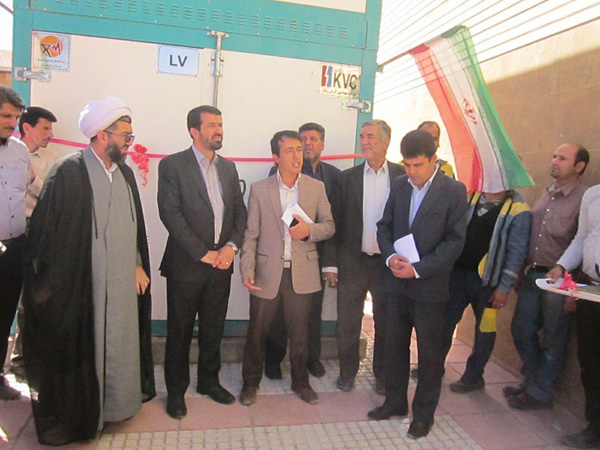 افتتاح پروژه برق مسکن مهر با اعتباری بالغ بر 765 میلیون تومان در رفسنجان