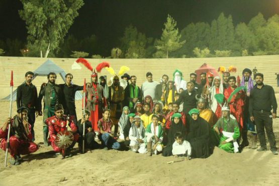 اولین شب اجرای مراسم هفت شب تعزیه حضرت سید الشهداء در رفسنجان / تصاویر