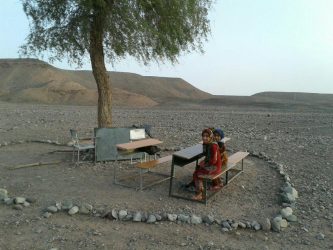 ماه مهر، در محروم ترین مدرسه جهان مهر ندارد / تصاویر