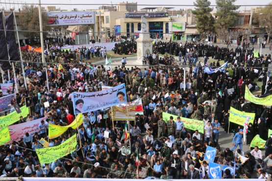 راهپیمایی یوم الله ۱۳ آبان روز ملی مبارزه با استکبار جهانی در رفسنجان